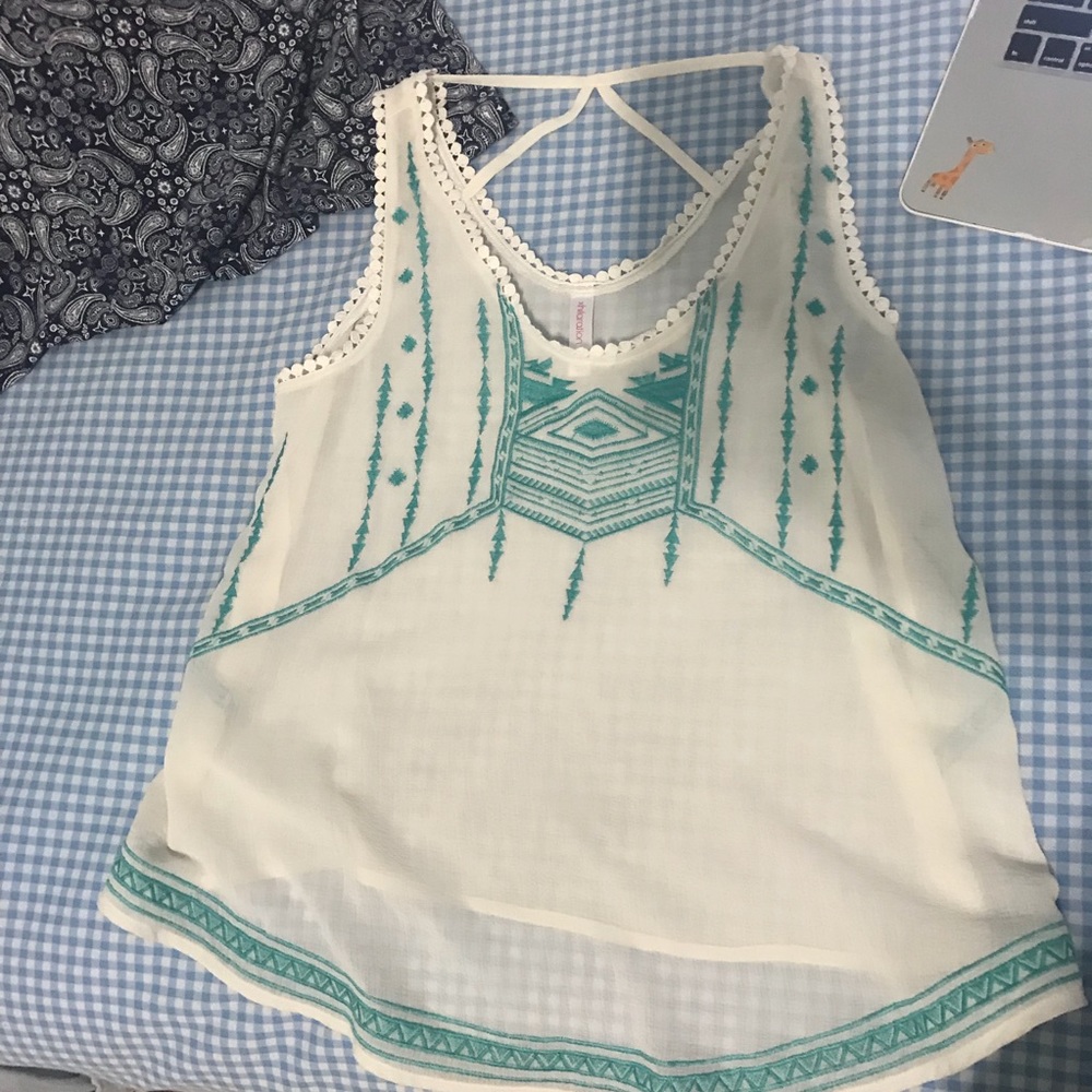 target white summer tank